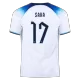 Men's SAKA #17 England Home Soccer Jersey Shirt 2022 - BuyJerseyshop