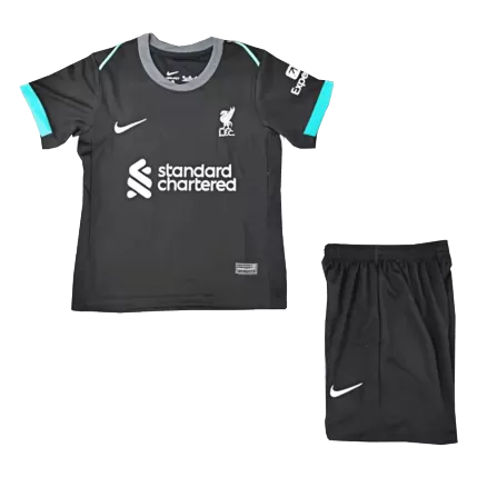Kids Liverpool Away Soccer Jersey Kit (Jersey+Shorts) 2024/25 - BuyJerseyshop
