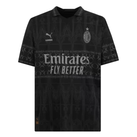 Men's AC Milan X Pleasures Fourth Away Soccer Jersey Shirt 2023/24 - BuyJerseyshop