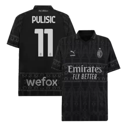 Men's PULISIC #11 AC Milan Fourth Away Soccer Jersey Shirt 2023/24 - BuyJerseyshop