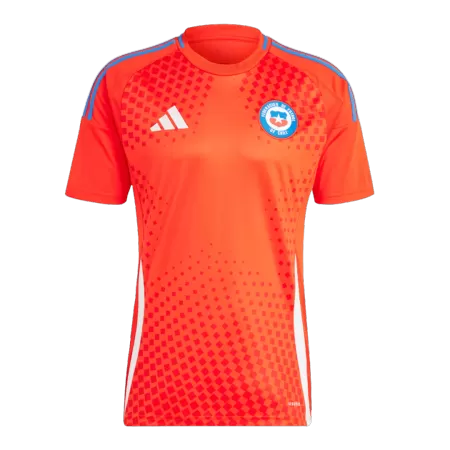 Men's Chile Home Soccer Jersey Shirt 2024-Free - BuyJerseyshop