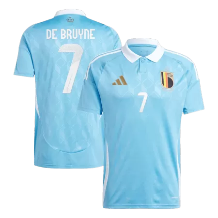 Men's DE BRUYNE #7 Belgium Away Soccer Jersey Shirt 2024 - BuyJerseyshop