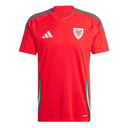 Men's Wales Home Soccer Jersey Shirt 2024 - BuyJerseyshop