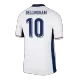 Men's BELLINGHAM #10 England Home Soccer Jersey Shirt 2024 - BuyJerseyshop