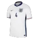 Men's RICE #4 England Home Soccer Jersey Shirt 2024 - BuyJerseyshop