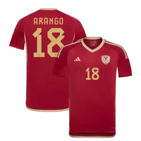 Men's ARANGO #18 Venezuela Home Soccer Jersey Shirt 2024 - BuyJerseyshop