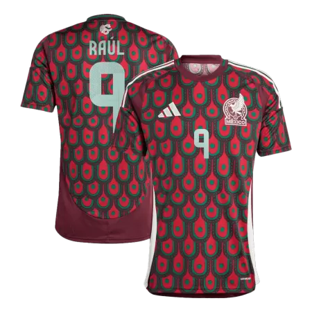 Men's RAÚL #9 Mexico Home Soccer Jersey Shirt 2024 - BuyJerseyshop