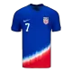 Men's REYNA #7 USA Away Soccer Jersey Shirt 2024 - BuyJerseyshop