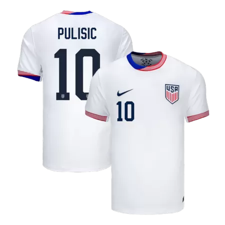 Men's PULISIC #10 USA Home Soccer Jersey Shirt 2024 - BuyJerseyshop