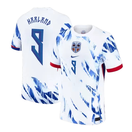 Men's HAALAND #9 Norway Away Soccer Jersey Shirt 2024 - BuyJerseyshop