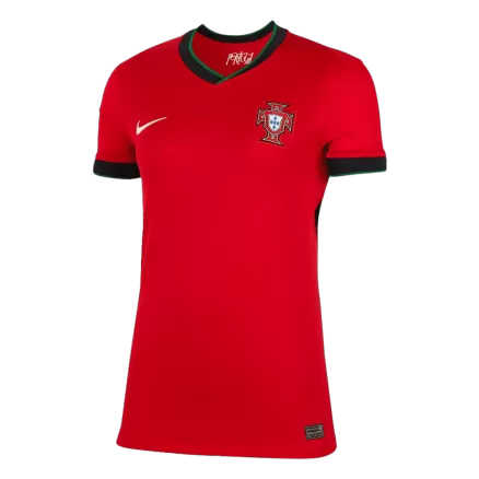 Women's Portugal Home Soccer Jersey Shirt 2024 - BuyJerseyshop