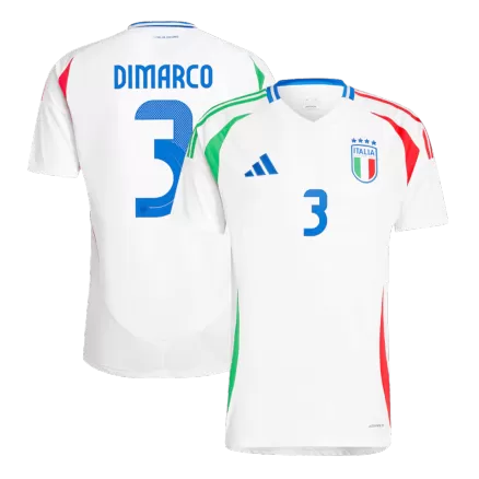Men's DIMARCO #3 Italy Away Soccer Jersey Shirt 2024 - BuyJerseyshop