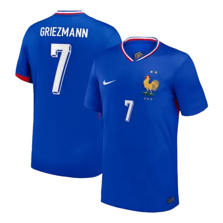 Men's GRIEZMANN #7 France Home Soccer Jersey Shirt 2024 - BuyJerseyshop