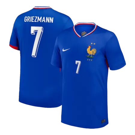 Men's GRIEZMANN #7 France Home Soccer Jersey Shirt 2024 - BuyJerseyshop