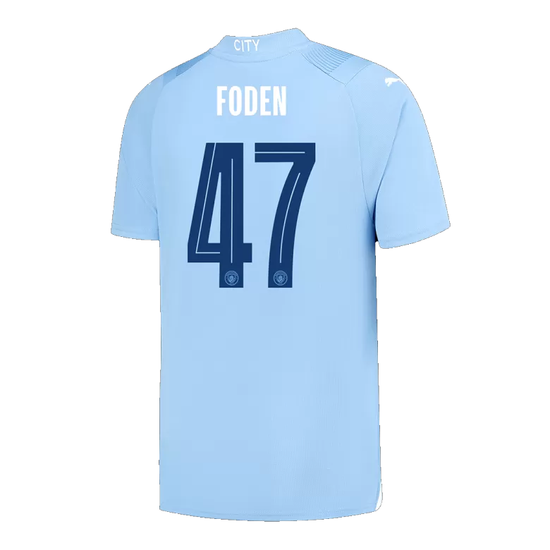 Men's FODEN #47 Manchester City Home Soccer Jersey Shirt 2023/24 - BuyJerseyshop