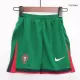 Kids Portugal Home Soccer Jersey Whole Kit (Jersey+Shorts+Socks) 2024 - BuyJerseyshop
