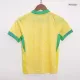 Kids Brazil Home Soccer Jersey Whole Kit (Jersey+Shorts+Socks) 2024 - BuyJerseyshop