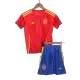 Kids Spain Home Soccer Jersey Whole Kit (Jersey+Shorts+Socks) 2024 - BuyJerseyshop