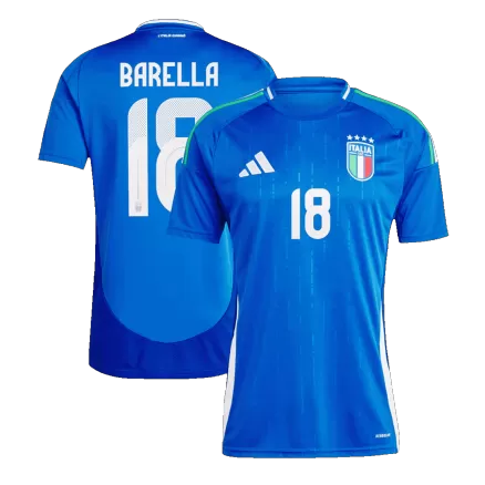 Men's BARELLA #18 Italy Home Soccer Jersey Shirt 2024 - BuyJerseyshop