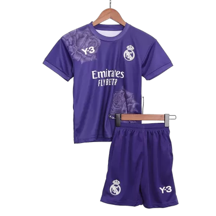 Kids Real Madrid Fourth Away Soccer Jersey Kit (Jersey+Shorts) 2023/24 - BuyJerseyshop