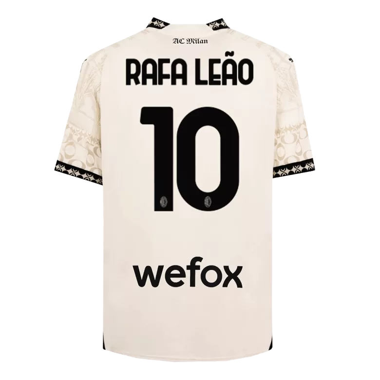 Men's RAFA LEÃO #10 AC Milan X Pleasures Fourth Away Soccer Jersey Shirt 2023/24 - BuyJerseyshop