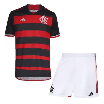 Men's CR Flamengo Home Soccer Jersey Kit (Jersey+Shorts) 2024/25 - BuyJerseyshop