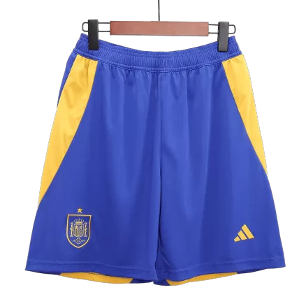 Men's Spain Soccer Shorts Home 2024 - BuyJerseyshop
