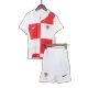 Kids Croatia Home Soccer Jersey Kit (Jersey+Shorts) 2024 - BuyJerseyshop