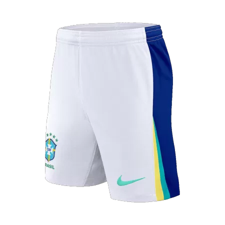 Men's Brazil Soccer Shorts Away 2024 - BuyJerseyshop