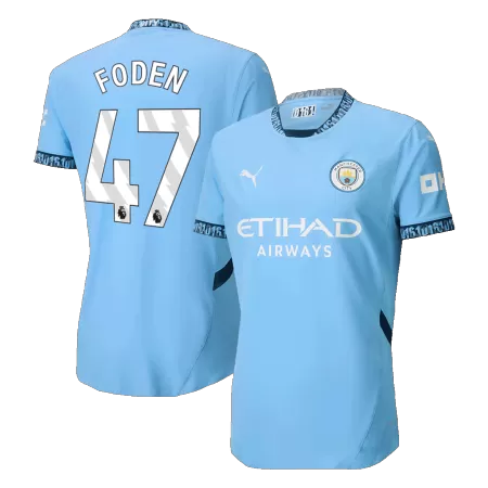 FODEN #47 Manchester City Home Player Version Jersey 2024/25 Men - BuyJerseyshop