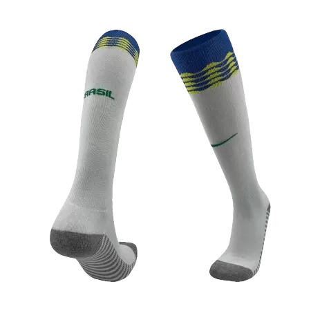 Kids Brazil Home Soccer Socks 2024 - BuyJerseyshop