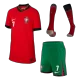 Kids RONALDO #7 Portugal Home Soccer Jersey Kit (Jersey+Shorts+Sockes) 2024 - BuyJerseyshop