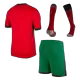 Men's Portugal Home Soccer Jersey Whole Kit (Jersey+Shorts+Socks) 2024 - BuyJerseyshop