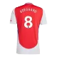 Men's ØDEGAARD #8 Arsenal Home Soccer Jersey Shirt 2024/25 - BuyJerseyshop