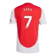 SAKA #7 Arsenal Home Player Version Jersey 2024/25 Men - BuyJerseyshop