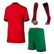 Kids Portugal Home Soccer Jersey Whole Kit (Jersey+Shorts+Socks) 2024 - BuyJerseyshop