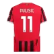 Men's PULISIC #11 AC Milan Home Soccer Jersey Shirt 2024/25 - BuyJerseyshop