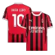 Men's RAFA LEÃO #10 AC Milan Home Soccer Jersey Shirt 2024/25 - BuyJerseyshop