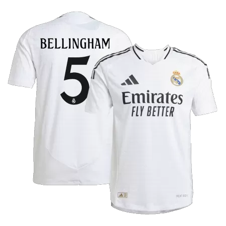 BELLINGHAM #5 Real Madrid Home Player Version Jersey 2024/25 Men - BuyJerseyshop