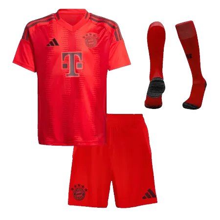 Kids Bayern Munich Home Soccer Jersey Whole Kit (Jersey+Shorts+Socks) 2024/25 - BuyJerseyshop