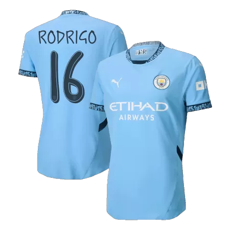 RODRIGO #16 Manchester City Home Player Version Jersey 2024/25 Men-UCL - BuyJerseyshop