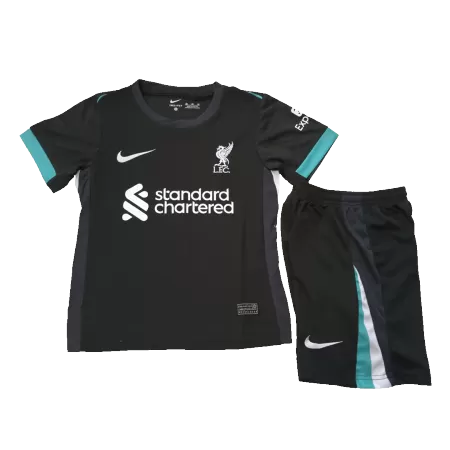 Kids Liverpool Away Soccer Jersey Kit (Jersey+Shorts) 2024/25 - BuyJerseyshop