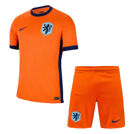 Men's Netherlands Home Soccer Jersey Kit (Jersey+Shorts) 2024 - BuyJerseyshop