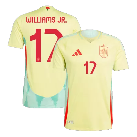 WILLIAMS JR. #17 Spain Away Player Version Jersey 2024 Men - BuyJerseyshop