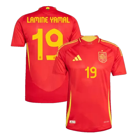LAMINE YAMAL #19 Spain Home Player Version Jersey 2024 Men - BuyJerseyshop