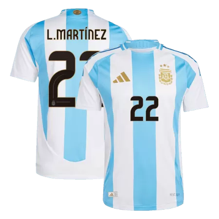 L.MARTÍNEZ #22 Argentina Home Player Version Jersey 2024 Men - BuyJerseyshop