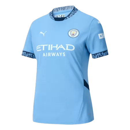 Women's Manchester City Home Soccer Jersey Shirt 2024/25 - BuyJerseyshop
