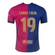 LAMINE YAMAL #19 Barcelona Home Player Version Jersey 2024/25 Men-Spotify Logo Without Text+UCL - BuyJerseyshop